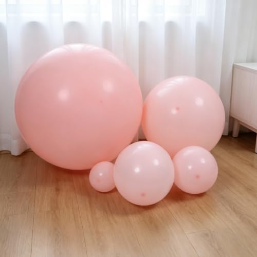 Image of KALOR Light Pink Giant 36 Inch 9pcs Large Latex Balloons