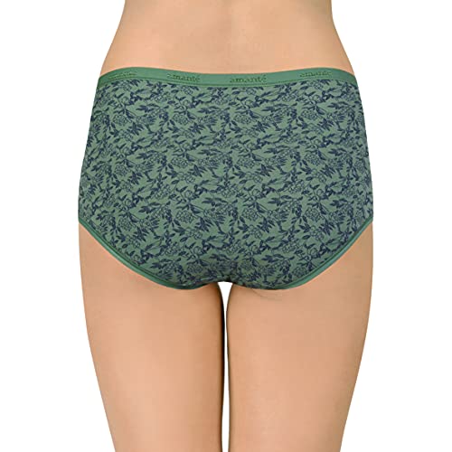 Image of Amante Printed Cotton Full Brief Panty Pack(Pack of 3)
