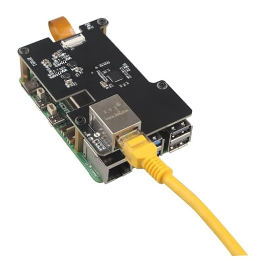 ZDE ZP591 PCIe to 2.5G Ethernet Network Port HAT Adapter Expansion Board for Raspberry Pi 5