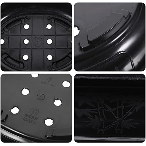 Doitool Bonsai Training Pots, 6Pcs 15“ Bonsai Plants Growing Pot Large Deep Flower Pot, Plastic Oval Planter Pot With Drainage Hole For Nursery, Garden, Balcony #TOP7