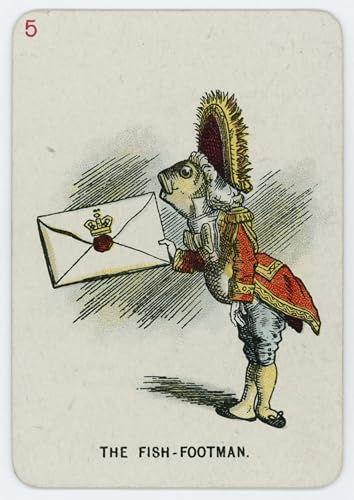 Toile le valet de poisson de Tenniel affiche murale grand format salon