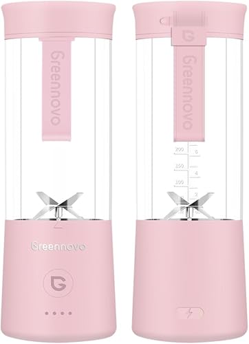 Batidora portátil 18000-22000rpm HighPower 500ML Juicer Cup (rosa)