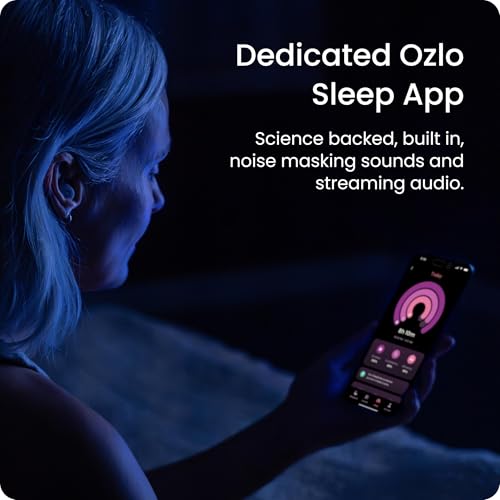 Ozlo Sleepbuds® | Comfortable Side Sleeper Headphones | Up to 10 Hours of Bluetooth LE Streaming | Science-Backed Sleep Sounds | Snore Blocking Comfortable Earbuds