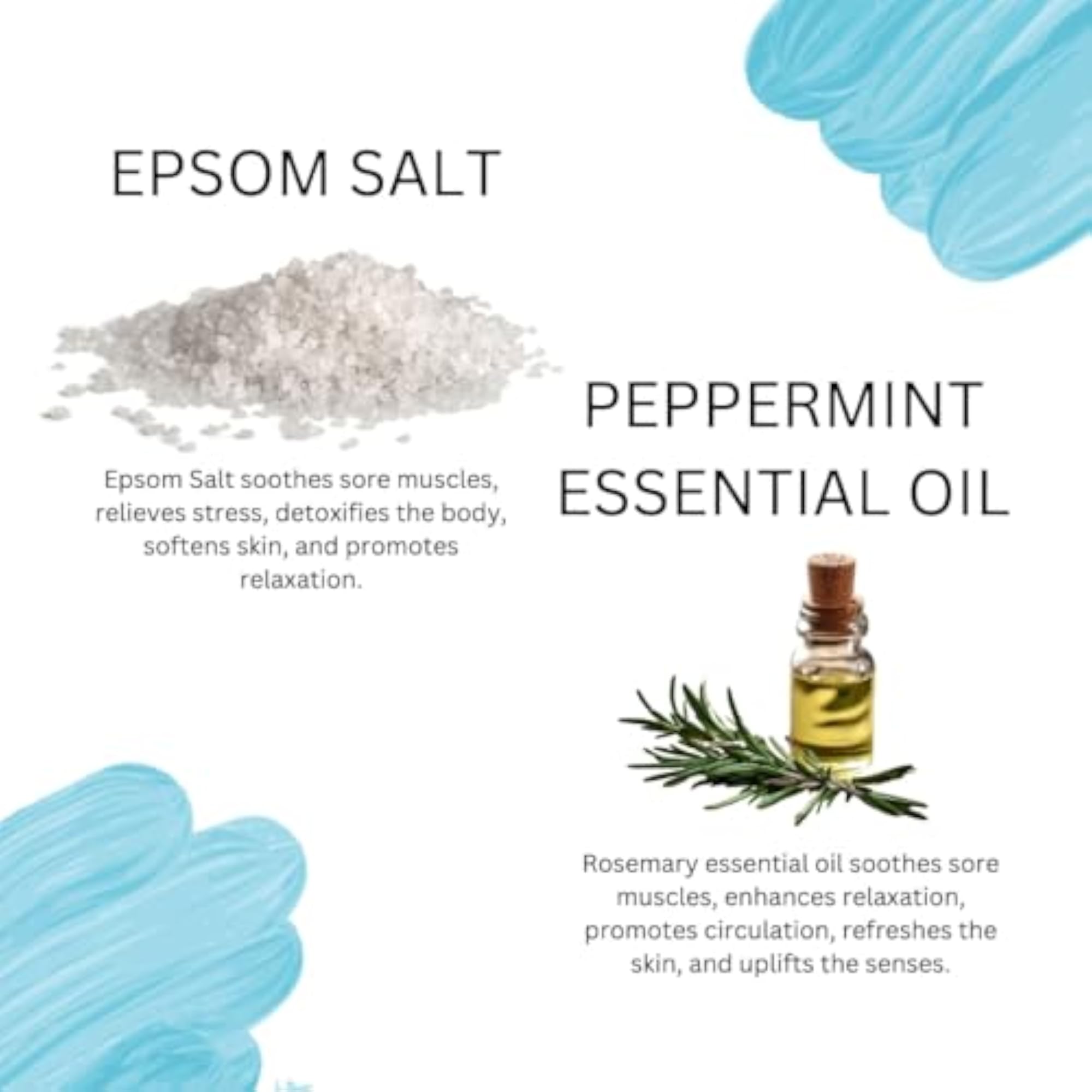 Rosemary Bath Salt and Foot Soak 400g, Relaxing Spa