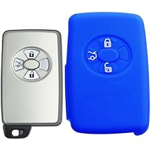 for Toyota FT-AC FT-HT FT-CH FT-BH Remote Key Case Silicone Car Key Cover Key Shell Protector Blue