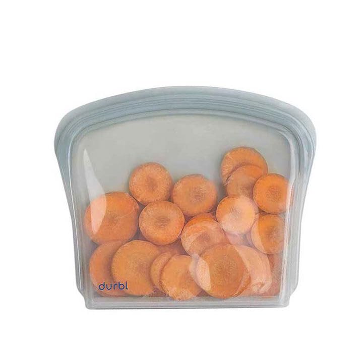 Reuasble Food Storage Bag, Food Grade Silicone Sandwich Bag, Reduce Single-Use Plastic, Cook,Travel,Home Organization, Microwave, Dishwasher, Freezer Safe Eco-friendly, 28Oz, Sky…