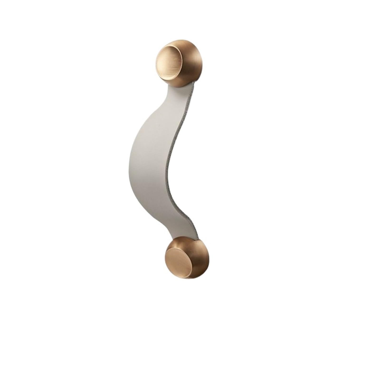 CQAHDSEVF Leather Drawer Pulls, Leather Zinc Alloy Cabinet Wardrobe Drawer Door Pull Handles Multicolor 96mm 128mm(96mm-Color 3)