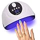Aokitec 150W UV Lampe für Gelnägel, LED Lampe Nägel Nagellack Trocknergerät UV Lampe für alle Arten von Nail Art| 4-Timer| 99s Low Heat Option| Auto Sensor| Maniküre&Pediküre, Geschenke für Frauen