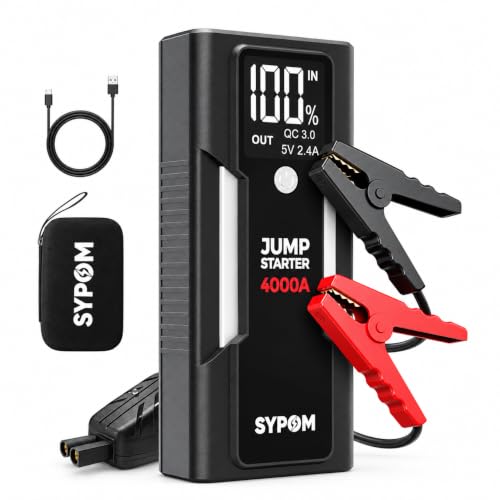 4000A-Peak-12V-Portable-Car-Jump-Starter-Power-Pack 4000A Peak 12V Portable Car Jump Starter Power Pack - Image 1