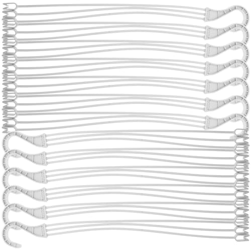 MERRYHAPY 50個 プラスチック製耐久性フラワーポット吊り鉤 植木鉢用実用的ハンガーフック 室内外対応滑り止め設計で 固定可能