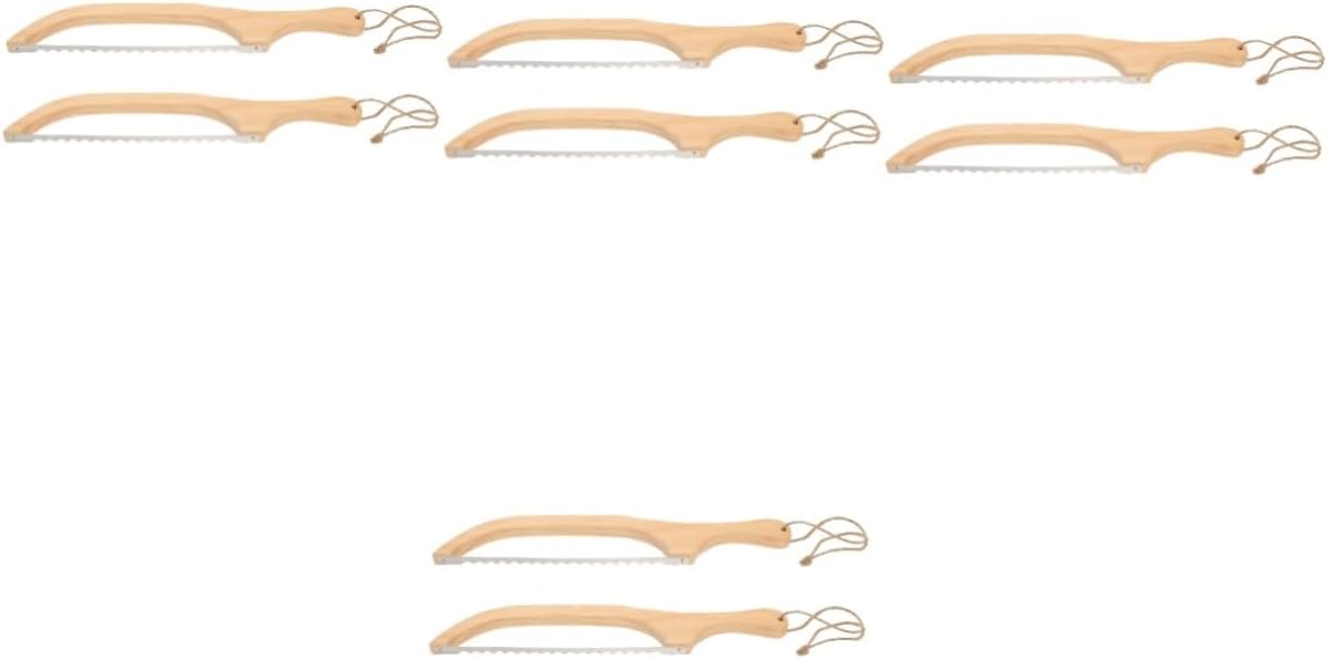 8pcs Classic Manual Bread Slicer Serrated Cake Cutter for Slicing Bread Long Birthday Cake Baking More