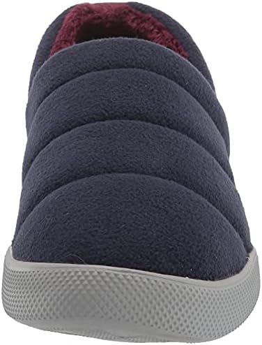 Dearfoams Men's Ace Sport Lounge Closed Back Slipper, Navy, Small | Image 1