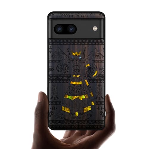 Étui compatible Google Pixel 8 Carveit : le cadeau idéal en bois d'art