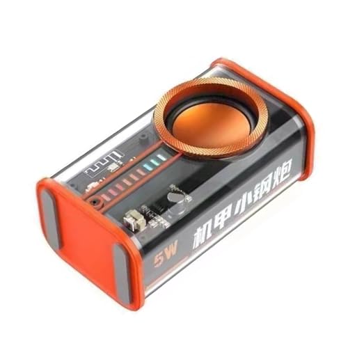 Haofy Función de Altavoces de 5W Altavoces Inalámbricos con Luces LED de Reproducción de Cristal