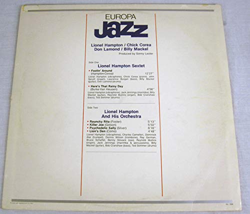 Europa Jazz LP (Vinyl Album) Italian Europa Jazz