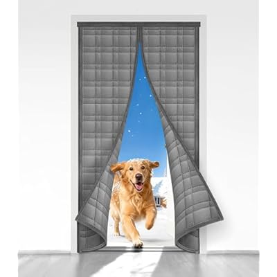 AEOCOO Magnetic Thermal Insulated Door Curtain,...
