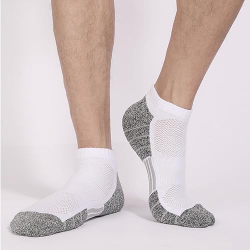 Socks for Fitness, Sports and Casual Outing, Comfortable, Breathable, Pilling-Resistant, Machine Washable, High Resilience, Soft, Abrasion-Resistant - 1 Pack, White2