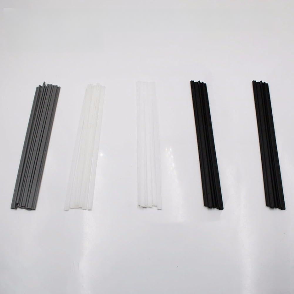 Lot De 20/50 Tiges à Souder Plastique ABS/PP/PVC/PE - 200x5x2.5mm - Outil Réparation