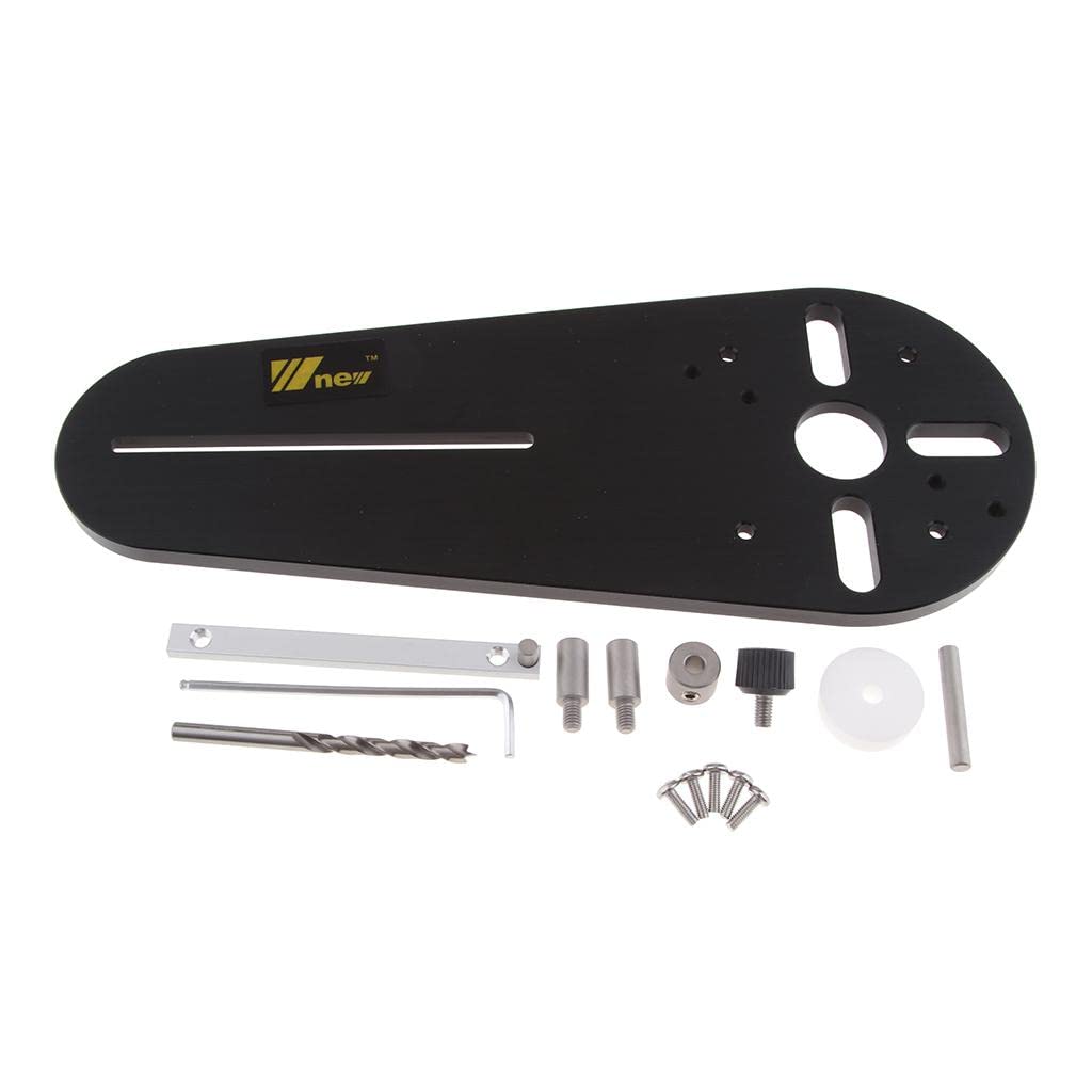 Gabarit de découpe circulaire pour défonceuse et guide de fraisage du bois (Set B)