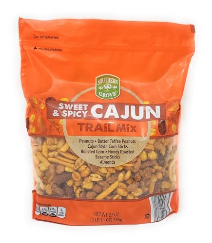 Sweet and Spicy Cajun Trail Mix 27oz (Pack of 1)