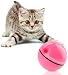 CHERRYLIFE Smart Interactive Cat Toy - Newest Version 360 Degree Self Rotating Ball, Stimulate Hunting Instinct for Your Kitty, Build-in Spinning Led Light,USB Rechargeable Pet Toy