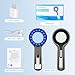HONGWAYE Woods Lamp Skin Analyzer, Easy to Hold and Carry Around, Woods Lamp Cat Ringworm, Detect All Kinds of Skin Conditions, No Special Training Required (2000 mAh Rechargeable Battery)
