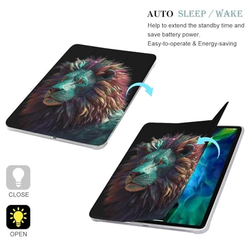 Étui iPad Pro 12,9 robuste en art abstrait avec relief texturé