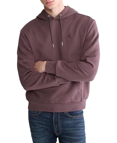 Image of Calvin Klein Men's Monogram Logo Fleece Hoodie