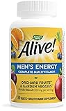 Nature's Way Alive! Men's Energy Complete Multivitamin, High Potency B-Vitamins, Supports Cellular Energy, 130 Count