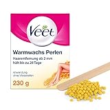 Preparado para el verano con las perlas de cera de abeja Veet: para una aplicación sin tiras de fieltro en el dispositivo Spawax de Veet, calentador de cera o al baño maría – hasta 28 días piel sedosa y lisa