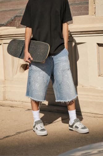 Evioset Bleach Splatter Carpenter Shorts