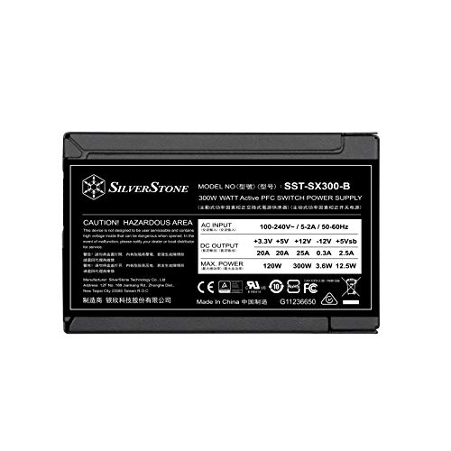 Build My PC, PC Builder, SilverStone Technology SST-SX300-B