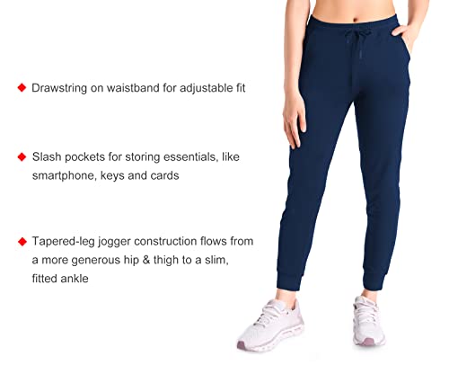 Image of Yogipace Petite /Regular /Tall Women's Lightweight Anti-Shrink Active Joggers Lounge Sweatpants Yoga Jogger Pants