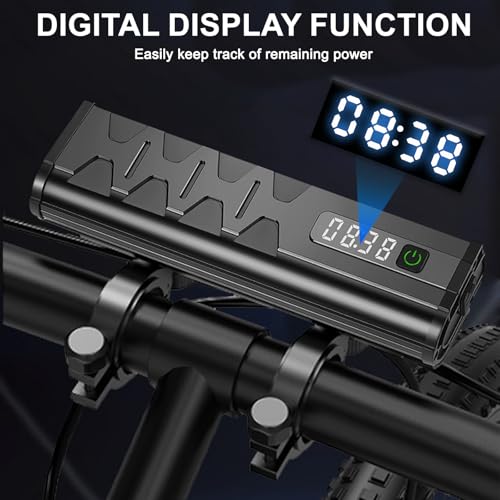 4800 Lumen Bike Lights, USB-C Rechargeable Bicycle Light, Super Bright Bike Lights for Night Riding, IP65 Waterproof Bicycle Headlight, for Commuters Adults and Children - Image 6
