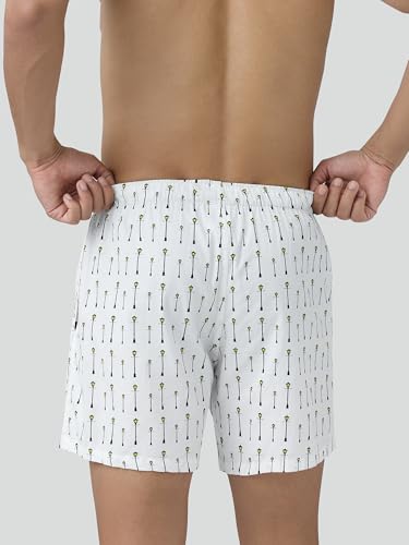 Image of XYXX Men's Remix Regular Fit Cotton Printed Boxer with Dual Pocket & No Marks Waistband (Pack of 2)