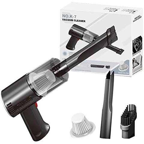 Xunata Handheld Car Vacuum Cleaner with 9000 pa Strong Suction, USB Rechargeable, Cordless Protable Vacuums Powerful for Car, Home, Pet Hair, Office, etc. (Black) Cover