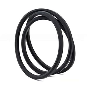 Sumsoctober M172116 Black Deck Belt Compatible With Z525E Z535M Z535R Z540M Series Mower, Replacement Lawn Mower Belt