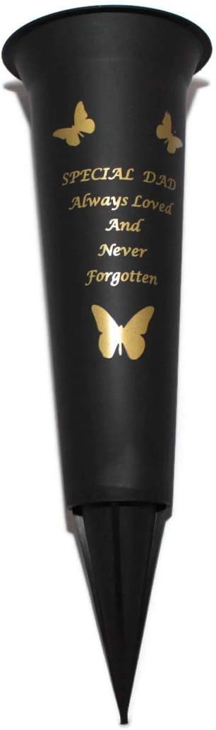 Special Dad Verse Graveside Memorial Grave Spiked Flower Vase