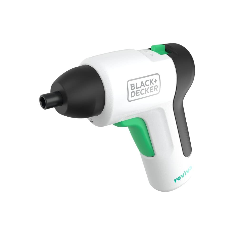 BLACK+DECKER Cacciavite elettrico 4V MAX Reviva, senza fili, ricaricabile tramite USB (REVSD4C)
