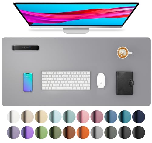 Aothia PU Leather Desk Pad Protector