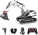 Produktbild s-idee® S1594 + 3 Aufsätze Ferngesteuerter Kettenbagger 1594 mit voller Funktion, Bagger mit Fernsteuerung und Metallschaufel ferngesteuert mit Akku und Ladegerät Huina 1594