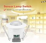 Infrared Motion Sensor 360 Degree Motion Detector Light Switch in-wall Ceiling-Mount PIR Motion Detector for Indoor DIY Lighting
