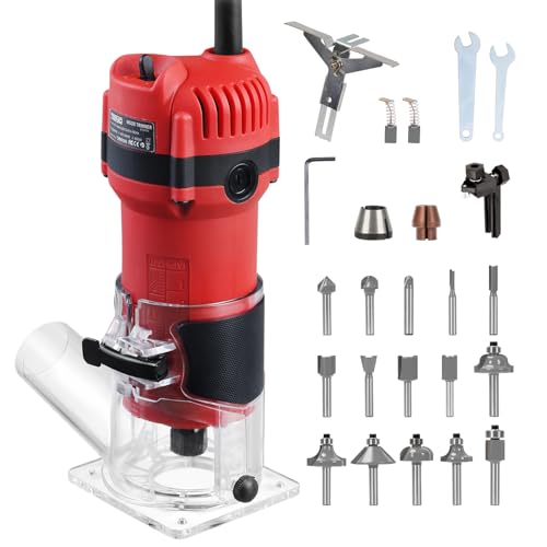 TEENO Wood Router, 800W Compact Router Tools for Woodworking, 31000