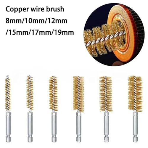 Brosses métalliques pour perceuse en acier inoxydable durable - 5