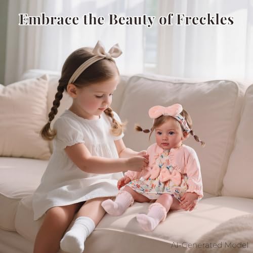 Muñeca Reborn BABESIDE 24 Pulgadas Realista para Niños 3+ miniatura 5
