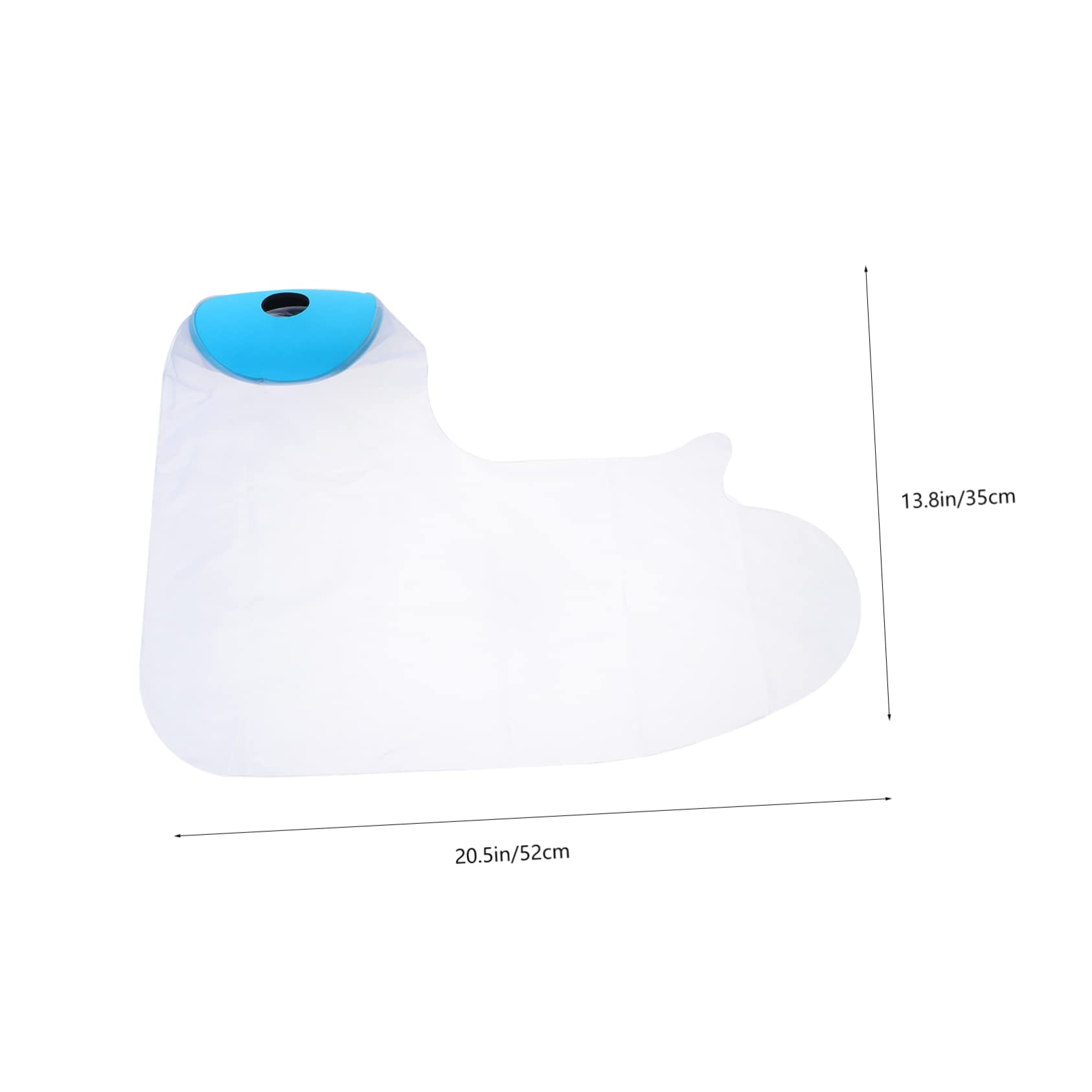 COLLBATH 1 PC Plaster Waterproof Area Membrane is PVC PVC Hands Protect Cover The Wearing Port is Made of Cloth Nylon Fiber Woven Cloth Composite