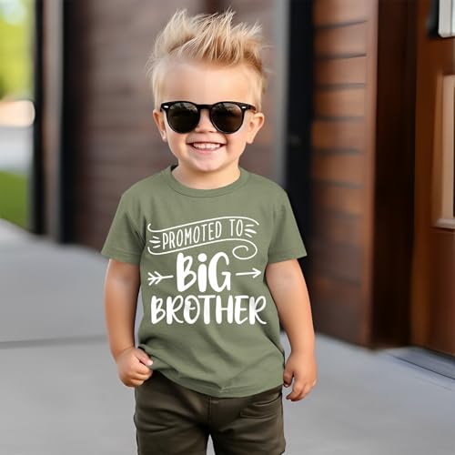Promoted to Big Brother Shirts for Toddler Baby Boy Announcement T-Shirt Summer Short Sleeve Tees Big Bro Tops2
