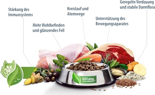 Happy Dog 03523 - Sensible Karibik Seefisch - Hunde-Trockenfutter für ausgewachsene Hunde - 1 kg Inhalt
