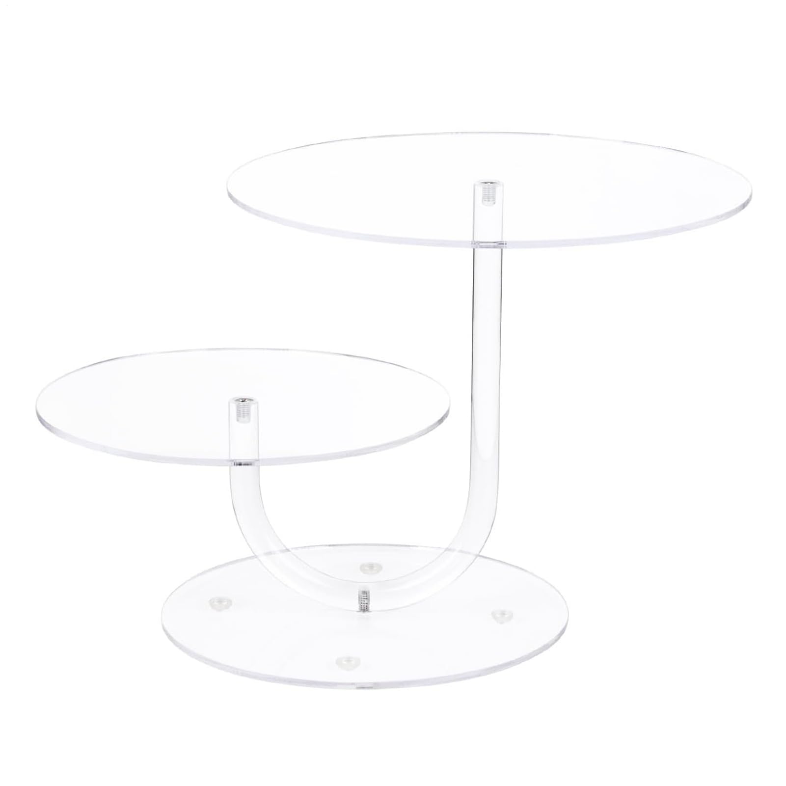 Supporto Per Torte A Piani Portacupcake In Acrilico Trasparente Ed Elegante