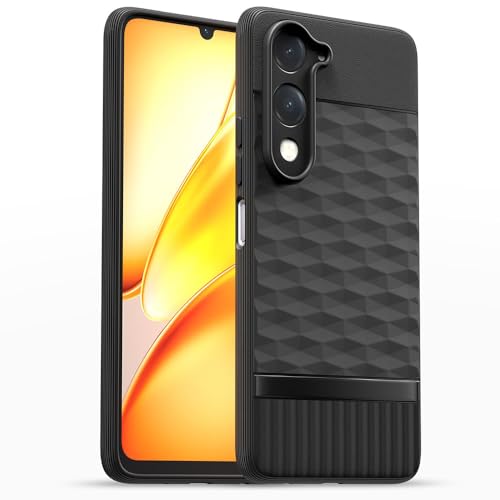 Image of Shockproof Case | Full Camera Protection | TPU Flexible Back Cover for Vivo Y04 4G / Y19e 4G / Y19 5G / Y29s 5G / T4 Lite 5G / iQOO Z10 Lite 5G (Matte Black)